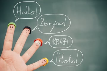 hello in 4 languages