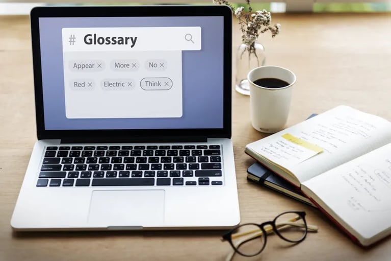 online glossary
